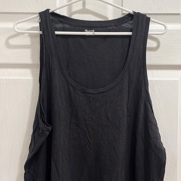 Madewell Scoopneck Black Tank Top - Picture 4 of 10